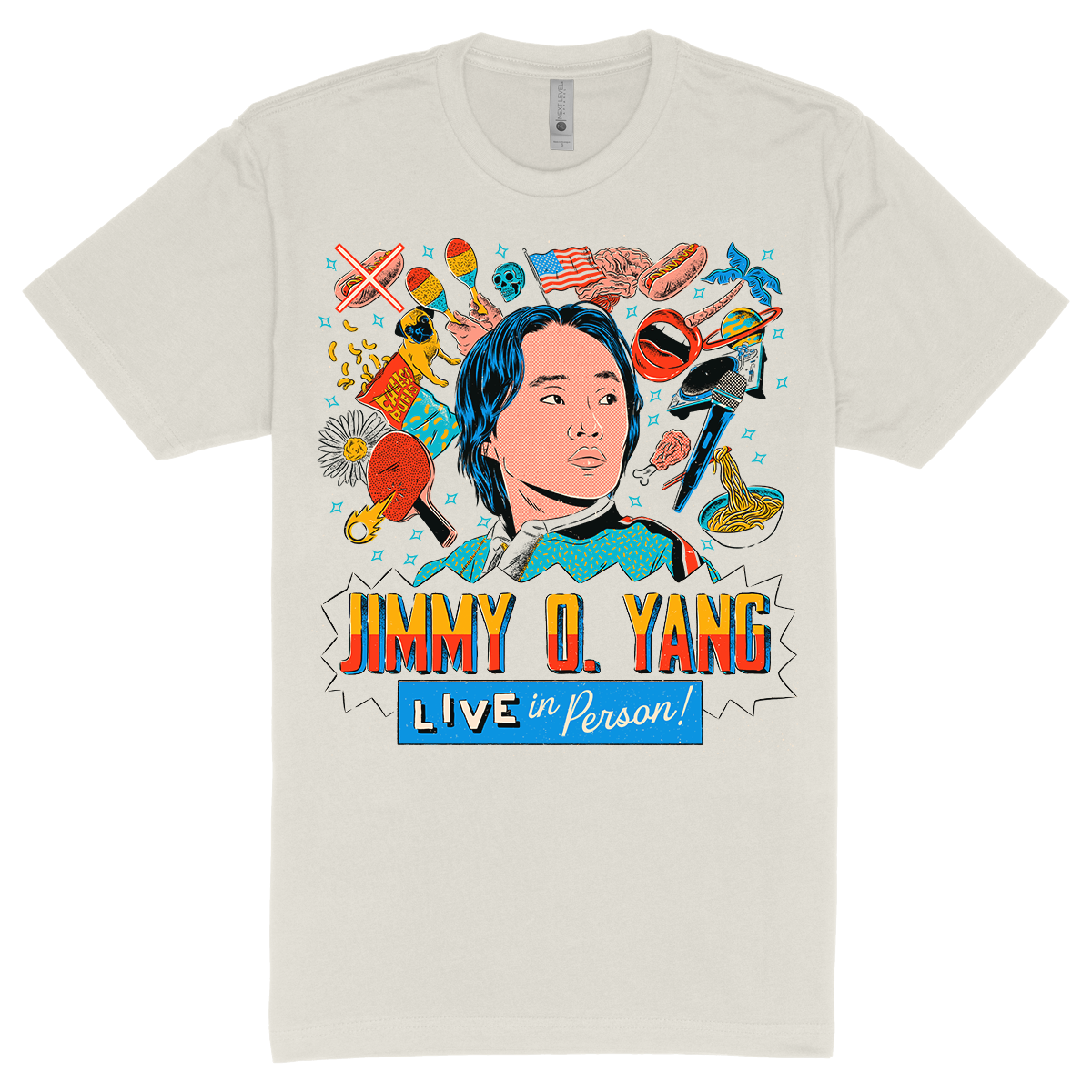 Live In Person Cartoon Tee